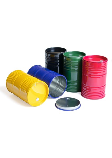 Metal Simülasyon Yağı Namlu, Takım Fıçısı, 1/10 1/8 Rc Craıl Araç Trx4 SCX10 Rc Araç Aksesuarları Siyah (Yurt Dışından) fiyatları