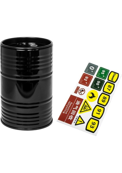 Metal Simülasyon Yağı Namlu, Takım Fıçısı, 1/10 1/8 Rc Craıl Araç Trx4 SCX10 Rc Araç Aksesuarları Siyah (Yurt Dışından) fırsatları