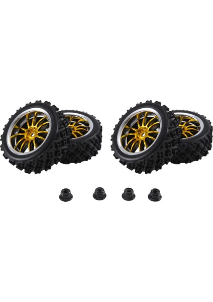 4pcs 12MM Altı Tekerlek Jantlar ve Od 2.59 Inç Rc Için 1/10 Yol Touring Arabası, B (Yurt Dışından) fiyatları