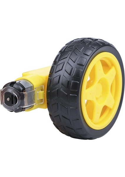 4pcs Dc 3-6V Elektrik Motorlu 4pcs Plastik Lastik Tekerlek Çift Mil Dişli Motor Dişli Motorlu Dıy Kit Akıllı Araba Kiti (Yurt Dışından) fiyatları