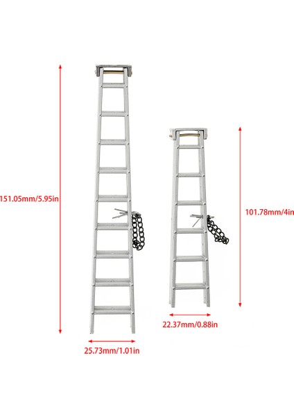 1/10 Ölçekli Aksesuarlar 1:10 Için Mini Katlama Merdiveni Traxxas Traxxas Trx4 Eksenel SCX10 AXI03007 Tamiya, 150MM (Yurt Dışından) indirimleri