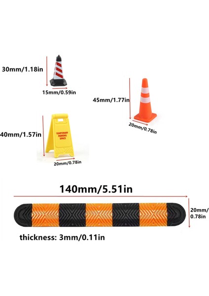 1pcs 1:18 Simülasyon Yavru Kemeri/hız Bump/hız Kamuru Sahne Aksesuarları 1/18 Araba Modeli Yeraltı Otoparkı (Yurt Dışından) modelleri