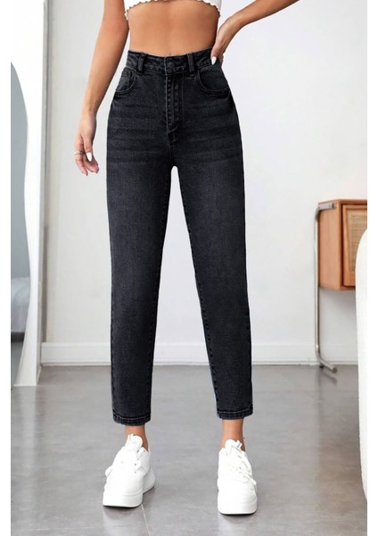 Kadın Yüksek Bel Soho Boyfriend Jean C599 fırsatları