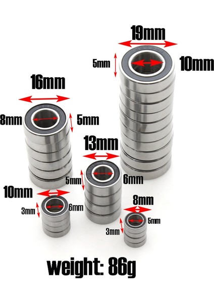 1/8 Traxxas Sledge Rc Araba Yükseltme Parçaları Için 28 Pcs Kapalı Yatak Kiti Yedek Aksesuarlar (Yurt Dışından) fiyatları