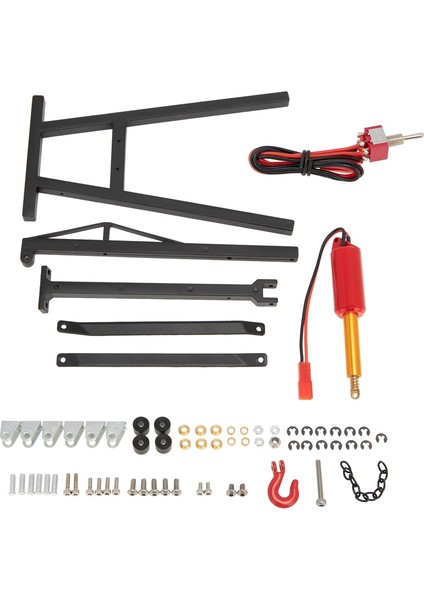 1/10 Rc Paletli Araba Traxxas Trx4 Eksenel SCX10, Siyah Için Metal Electric Crane Motor Bakım Braket Motor Standı Jack (Yurt Dışından) fiyatları