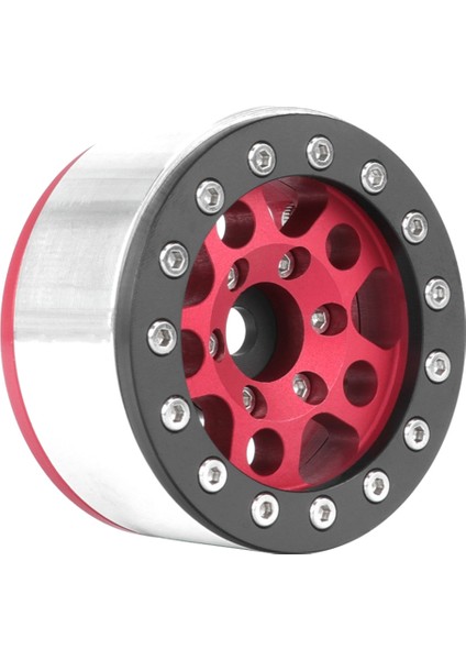 Siyah Gümüş Jant 1.55 Inç Metal Tekerlek 1/10 Rc Paletli Araç Eksenel SCX10 Hayalet Trx4 Trx6 D90 4WD (Yurt Dışından) fırsatları