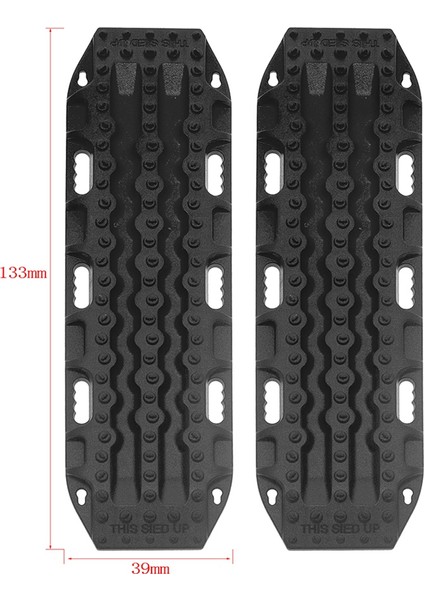 2pcs Rc Araba Yükseltme Kaçış Plakası Koruma Plakası 1/10 SCX10 Trx4 Trx6 Rc Araba Yükseltme Aksesuarları Siyah (Yurt Dışından) fiyatları