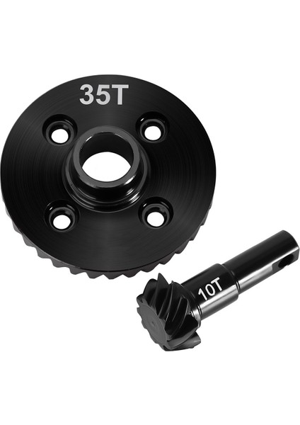 1/10 Rc Prwler Car Trx4 Trx6 Overdrive Underdrive Steel Helical Gears Için Metal Diferansiyel Aks Dişlileri 10/35T (Yurt Dışından)
