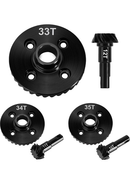 1/10 Rc Prwler Car Trx4 Trx6 Overdrive Underdrive Steel Helical Gears Için Metal Diferansiyel Aks Dişlileri 10/35T (Yurt Dışından) indirimleri