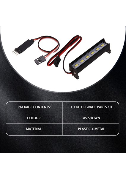 1/10 Trxxas Trx4 Trx6 G63 Eksenel SCX10 D90 Trail Için Rc Araç Çatı LED Işık Çubuğu Işık (Yurt Dışından) fırsatları