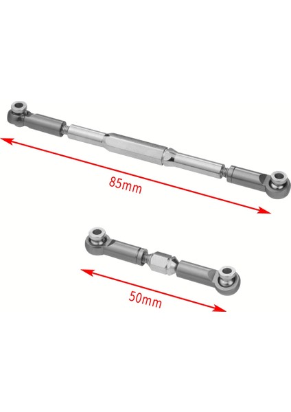 Direksiyon Bağlantı Çubuğu Çekme Çubuk Yükseltme Parçaları Wpl C14 C24 C24-1 C34 1/16 Rc Araç Aksesuarları, Gümüş (Yurt Dışından) fırsatları