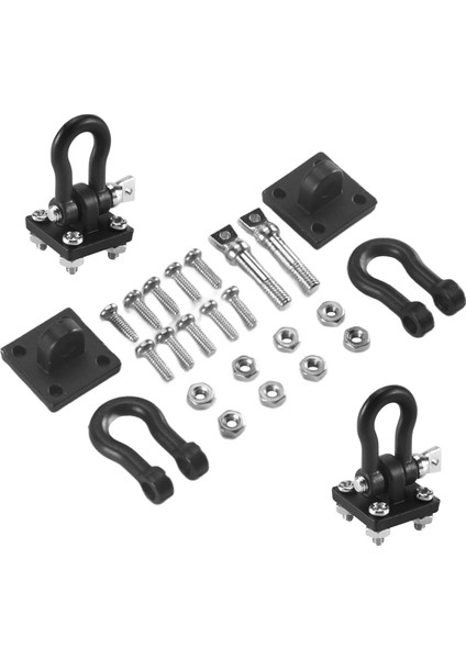 4pcs Römork Tepe Tepe Tow Talk Hook 1/10 Rc Rc Row Crawler Axıal SCX10 Traxxas Trx4 Tamiya D110 Rc Otomobil Kamyonu (Yurt Dışından)