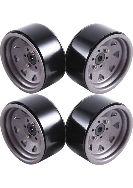 4pcs 1.9 Inç Metal Beadlock Tekerlek Göbeği 1/10 Rc Paletli Araba Trx4 Eksenel SCX10 90046 AXI03007 Redcat Gen8, Gri 8 (Yurt Dışından) fiyatları