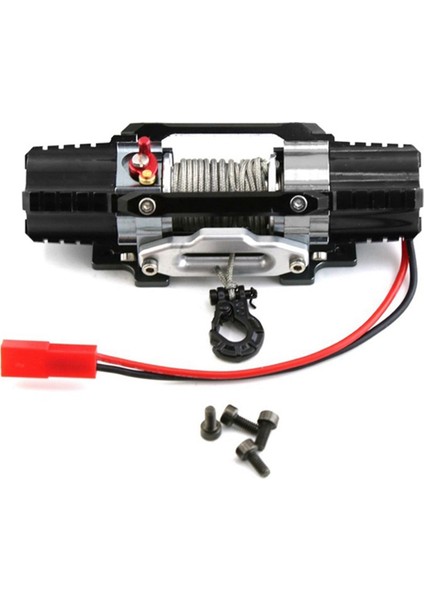 1/8 1/10 Rc Craıl Arak SCX10 Traxxas Trx4 RC4WD D90 Km2 Yükseltme Parçaları Için Çift Motor Metal Simüle Vinç (Yurt Dışından)