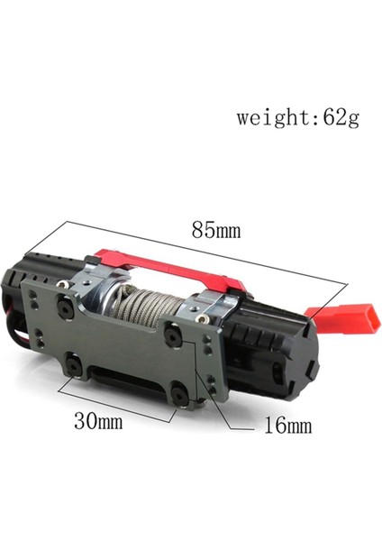 1/8 1/10 Rc Craıl Arak SCX10 Traxxas Trx4 RC4WD D90 Km2 Yükseltme Parçaları Için Çift Motor Metal Simüle Vinç (Yurt Dışından) modelleri