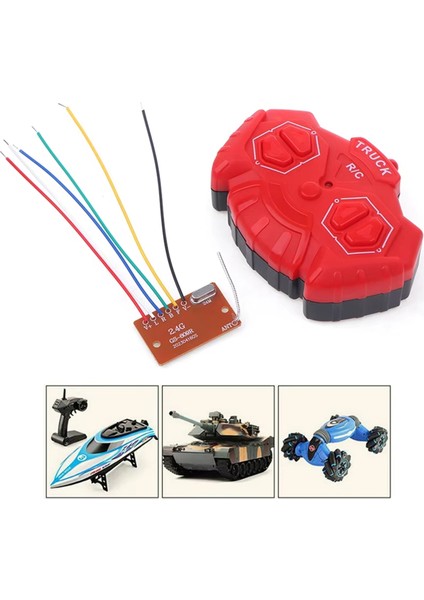 2.4g Dört Yönlü Uzaktan Kumanda Modülü 4ch Rc Uzaktan Kumanda Verici Alıcı Devre Kart Aksesuarları (Yurt Dışından) modelleri