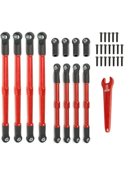 Rc Araba Yükseltme Kol Kiti Traxxas 1/10 E-Revo2.0 Zirvesi 5319X 5338R Rc Araba Yükseltme Parçaları Kırmızı (Yurt Dışından)