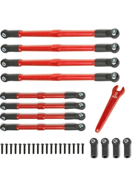 Rc Araba Yükseltme Kol Kiti Traxxas 1/10 E-Revo2.0 Zirvesi 5319X 5338R Rc Araba Yükseltme Parçaları Kırmızı (Yurt Dışından) fırsatları