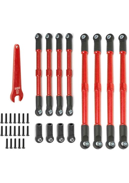 Rc Araba Yükseltme Kol Kiti Traxxas 1/10 E-Revo2.0 Zirvesi 5319X 5338R Rc Araba Yükseltme Parçaları Kırmızı (Yurt Dışından) indirimleri