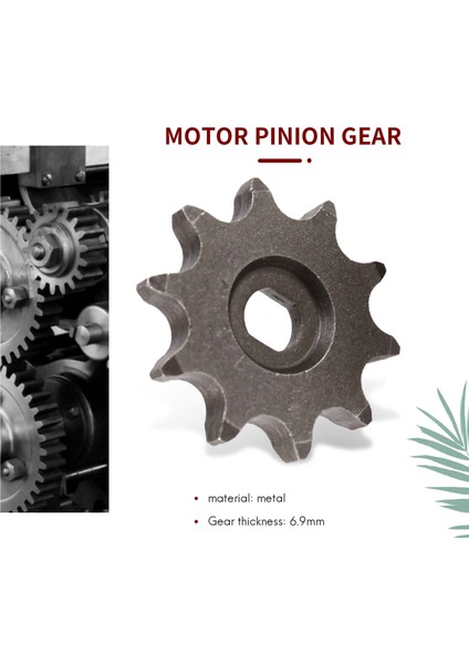 2pcs Elektrikli Scooter 10T 428 Zincir Motor Pinyon Dişli MY1020 Dc Motor (Yurt Dışından) fiyatları