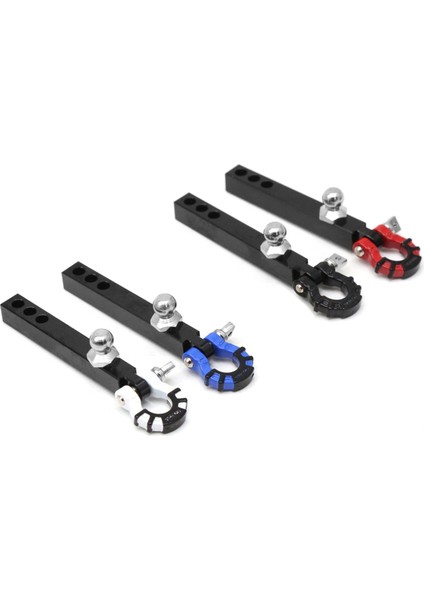 4pcs 1/10 Tırmanma Araba Serisi Universal 6x6 Spesifikasyon Kare Metal Römork Kancası (Yurt Dışından)