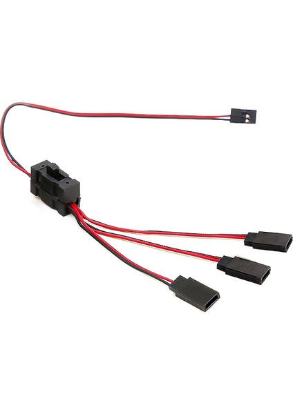 1pcs Rc Servo Uzantısı 1 Ila 3 Y Tel Kablo Jr Futaba Rc Modeli Için LED Işık Kontrol Güç Anahtarı (Yurt Dışından)
