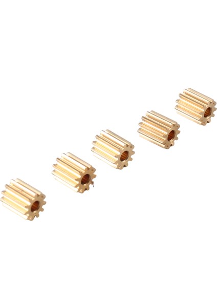 5pcs Pirinç 11T Pinyon Dişli Motor Dişlisi Traxxas TRX4M 1/18 Rc Craıl Araç Yükseltme Parçaları (Yurt Dışından)