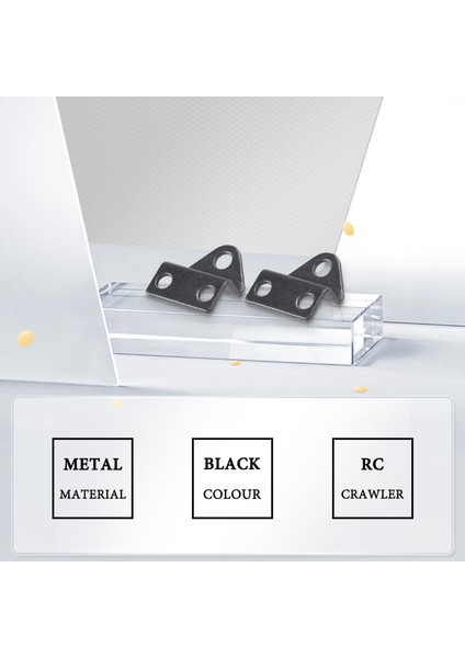 Sert Yaprak Yay Süspansiyon Çubuğu 1:10 Için Ayarlanmış Rc Rock Crawler D90 Tf2 Eksenel SCX10 F350, Siyah (Yurt Dışından) modelleri