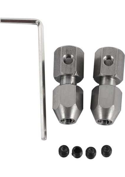 2pcs Rc Tekne Esnek Kuplaj Cnc Paslanmaz Çelik Flex Collet Kuplör, 5X4MM (Yurt Dışından)