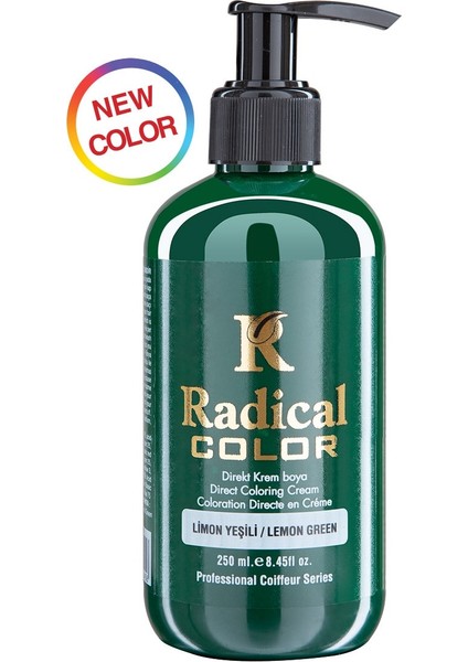 Color Su Bazlı Saç Boyası 250 ml Limon Yeşili