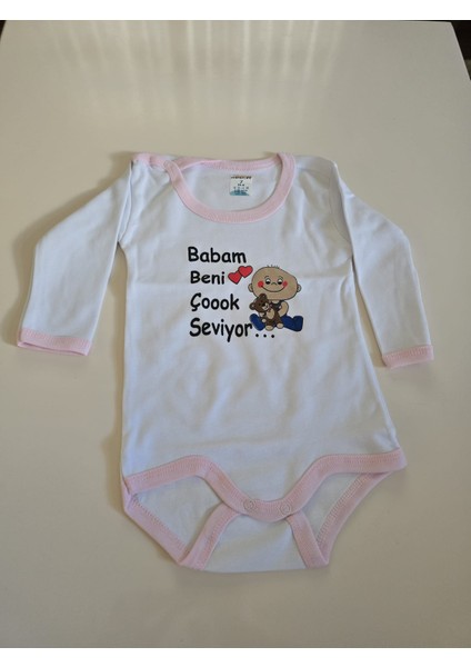 Hediyelik Baskılı Unisex Çıtçıtlı Badi