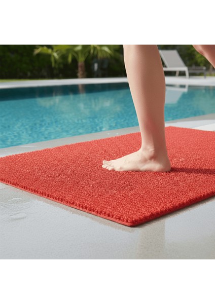 Beylin Kıvırcık Pvc Paspas Iç Dış Zemin Halı Yolluk Kapı Önü Havuz Banyo Duş Iş Yeri Apartman Paspası Kıvırcık Hijyenik Antibakteriyel Paspas Halı 12MM indirimleri