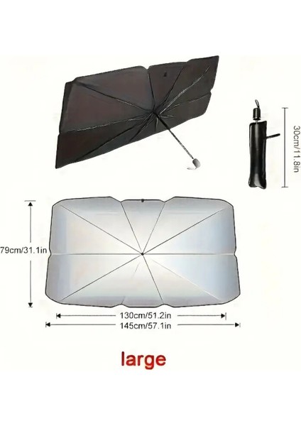 Mithra Life Katlanabilir Oto Şemsiye Ön Cam Araba Güneşlik MIT1253 fiyatları