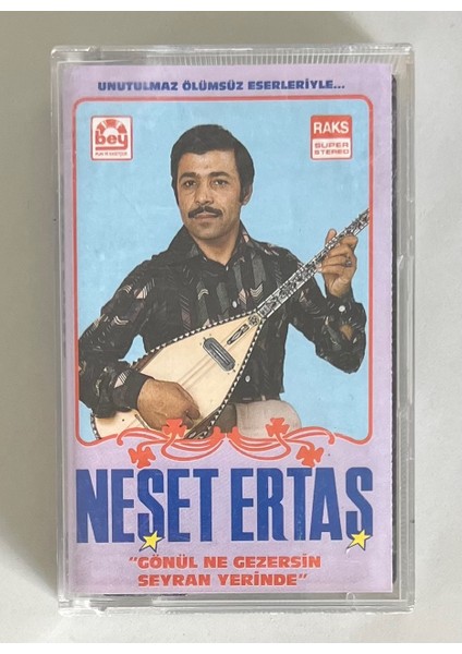 Neşet Ertaş Gönül Ne Gezersin Seyran Yerinde Kaset (Orijinal Dönem Baskı Kaset)