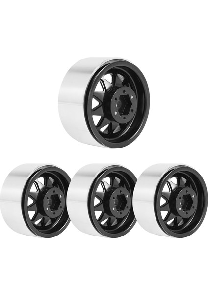4pcs Derin Tabak Vagonu 1.9 Metal Beadlock Tekerlek Göbeği 1/10 Rc Paletli Eksenel SCX10 90046 Traxxas Trx4 RC4WD D90,4 (Yurt Dışından) indirimleri