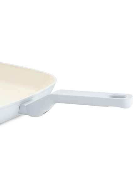 Swiss Crystal Light Grey Grill Tava 28 cm fırsatları