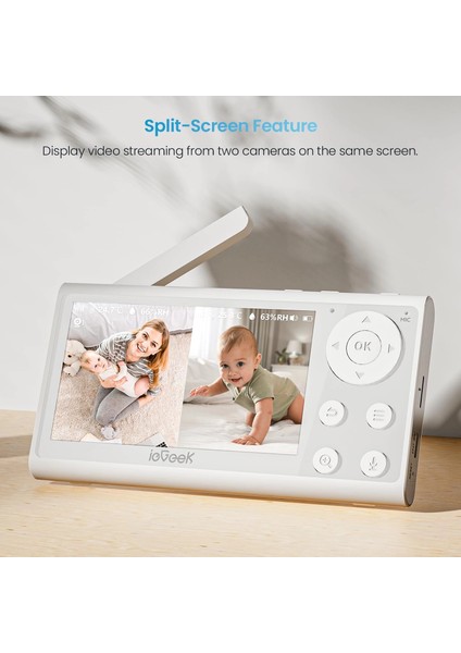 Kamera ve Ses Özellikli Video Bebek Monitörü, 1080P Fhd - 2 Kamera fiyatları