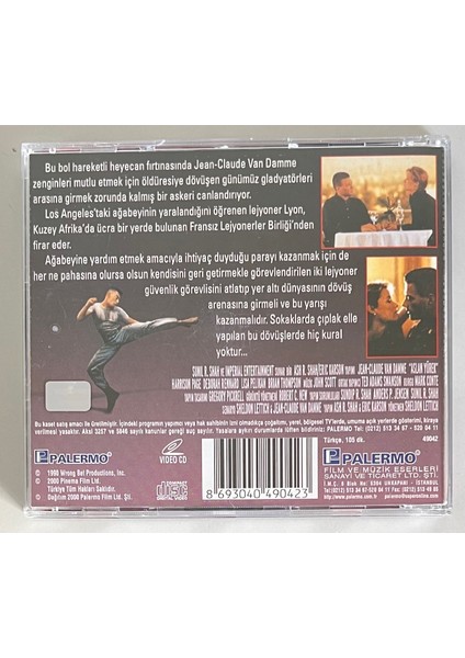 Van Damme Aslan Yürek (Lionheart) VCD (Orijinal 1990 Dönem Baskı Vcd) Nadir Bulunan VCD fiyatları