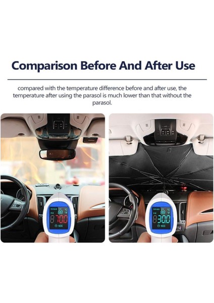 Mithra Life Katlanabilir Oto Şemsiye Ön Cam Araba Güneşlik MIT1253 fırsatları