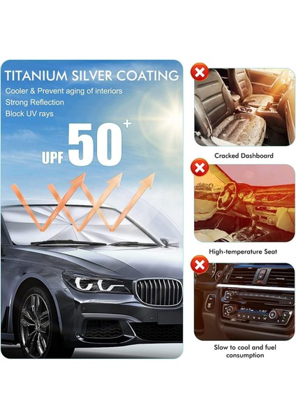 Mithra Life Katlanabilir Oto Şemsiye Ön Cam Araba Güneşlik MIT1253 indirimleri