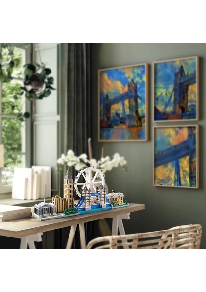 Kadablk Londra Skyline Koleksiyonu, Landmark Modeli, Mini - 3430 Parça