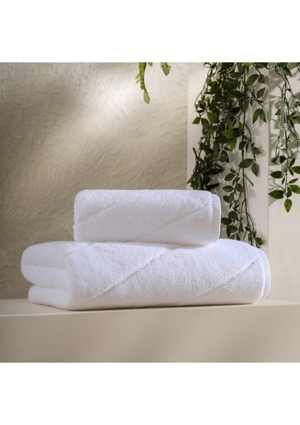 Belluna Yüksek Gramajlı Microcotton 2 Li Havlu Seti