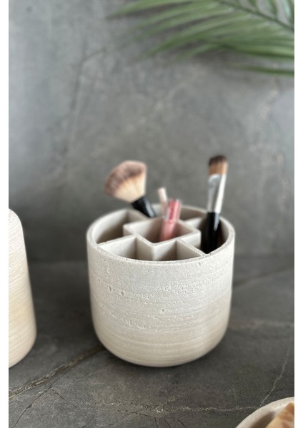 Charm Banyo Seti 5 Parça - Bej