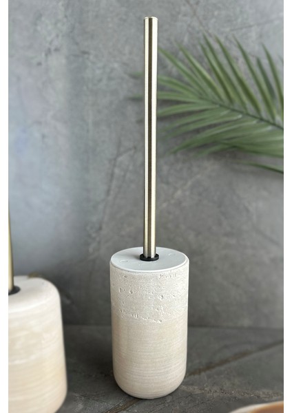 Charm Banyo Seti 5 Parça - Bej