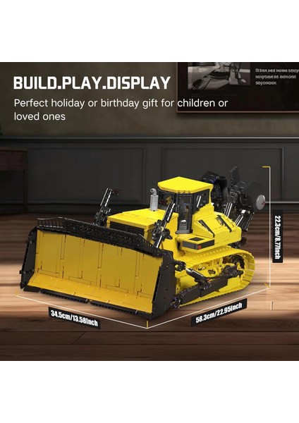 17049 Paletli Buldozer Yapı Kitleri, Moc Yapı Blokları - 3774+ Parça modelleri