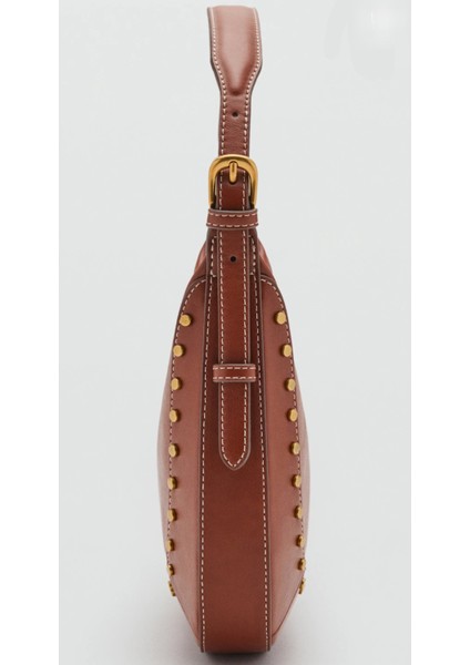 Zımba Detaylı Omuz Çantası