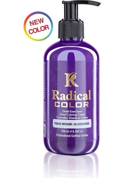 Color Su Bazlı Saç Boyası 250 ml Blueberry
