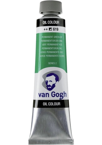 Van Gogh Yağlı Boya 40 Ml. 619 Permanent Green Deep