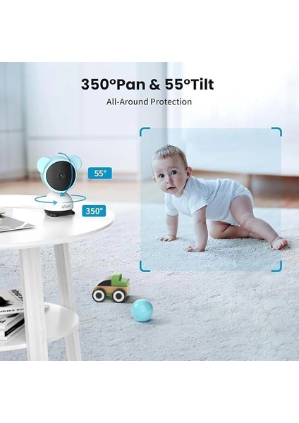 1080P Bebek Monitörü Gece Görüşlü - 5 Inc LCD Ekran fırsatları