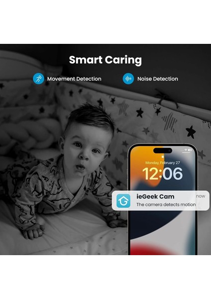 1080P Bebek Monitörü Gece Görüşlü - 5 Inc LCD Ekran indirimleri